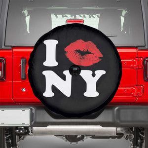 I Love NY Spare Tire Cover Sexy Lips Red Lipstick Kiss New York Lover Travel Gift TS10 Black Print Your Wear