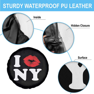 I Love NY Spare Tire Cover Sexy Lips Red Lipstick Kiss New York Lover Travel Gift TS10 Print Your Wear