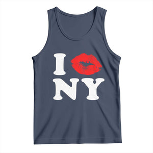 I Love NY Tank Top Sexy Lips Red Lipstick Kiss New York Lover Travel Gift TS10 Navy Print Your Wear