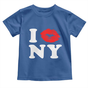 I Love NY Toddler T Shirt Sexy Lips Red Lipstick Kiss New York Lover Travel Gift TS10 Royal Blue Print Your Wear