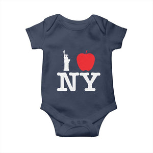 I Love NY Baby Onesie New York Lover Travel Gift TS10 Navy Print Your Wear