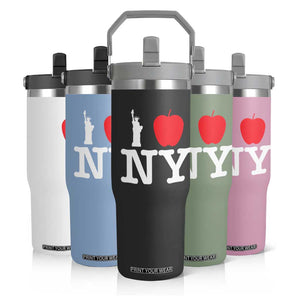 I Love NY Flip Straw Tumbler New York Lover Travel Gift TS10 Print Your Wear