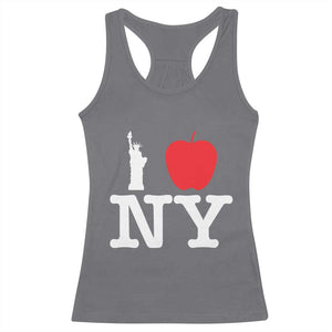 I Love NY Racerback Tank Top New York Lover Travel Gift TS10 Charcoal Print Your Wear