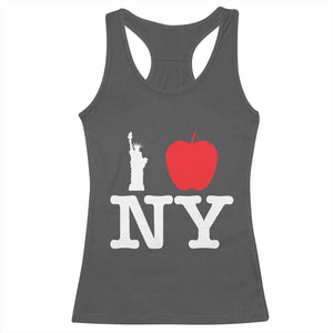 I Love NY Racerback Tank Top New York Lover Travel Gift TS10 Dark Heather Print Your Wear