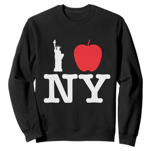 I Love NY Sweatshirt New York Lover Travel Gift TS10 Black Print Your Wear
