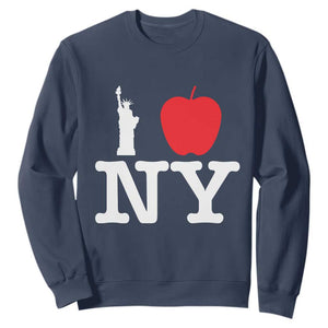 I Love NY Sweatshirt New York Lover Travel Gift - Print Your Wear