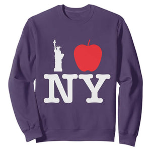 I Love NY Sweatshirt New York Lover Travel Gift - Print Your Wear