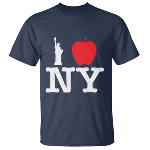 I Love NY T Shirt New York Lover Travel Gift TS10 Navy Print Your Wear