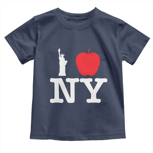 I Love NY Toddler T Shirt New York Lover Travel Gift TS10 Navy Print Your Wear