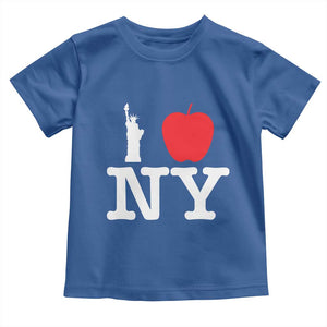I Love NY Toddler T Shirt New York Lover Travel Gift TS10 Royal Blue Print Your Wear