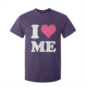I Love Me T Shirt For Kid Funny Self Love Pink Heart Positive Vibes TS10 Purple Print Your Wear