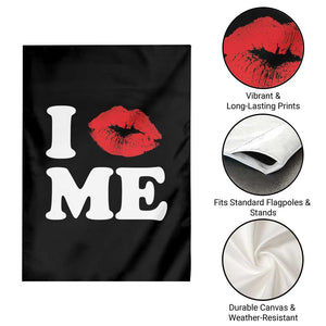 I Love ME Garden Flag Sexy Lips Red Lipstick Kiss Self Love TS10 Print Your Wear