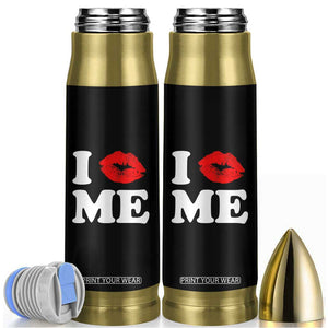 I Love ME Bullet Tumbler Sexy Lips Red Lipstick Kiss Self Love TS10 Black Print Your Wear