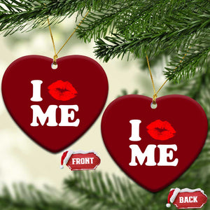 I Love ME Ceramic Ornament Sexy Lips Red Lipstick Kiss Self Love TS10 Print Your Wear