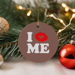 I Love ME Ceramic Ornament Sexy Lips Red Lipstick Kiss Self Love TS10 1pc Mocha Print Your Wear