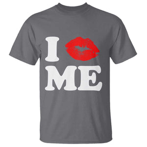 I Love ME T Shirt Sexy Lips Red Lipstick Kiss Self Love TS10 Charcoal Print Your Wear