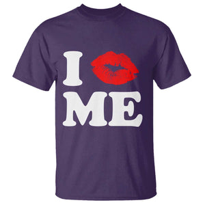I Love ME T Shirt Sexy Lips Red Lipstick Kiss Self Love TS10 Purple Print Your Wear