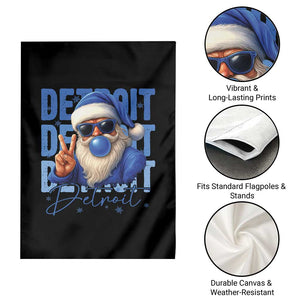 Detroit Football Christmas Garden Flag Santa Retro Lions Fan TS10 Print Your Wear