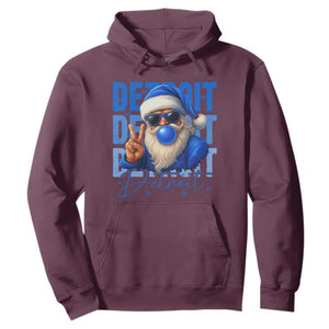 LF Football Christmas Hoodie Santa Retro Sports Fan Game Day TS10 Maroon Print Your Wear