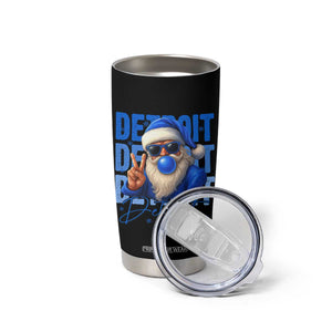 Detroit Football Christmas Tumbler Cup Santa Retro Lions Fan TS10 Print Your Wear