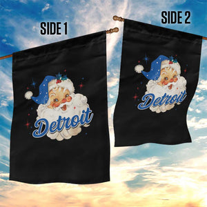 Christmas Detroit Football Garden Flag Vintage Santa Lions Fan TS10 Print Your Wear