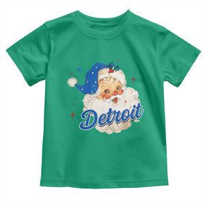 Christmas Detroit Football Toddler T Shirt Vintage Santa Lions Fan TS10 Irish Green Print Your Wear