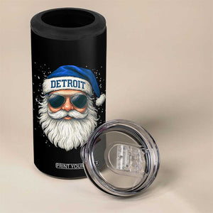 Vintage LF Football Christmas 4 in 1 Can Cooler Tumbler Funny Retro Santa Sports Fan Xmas TS10 Print Your Wear