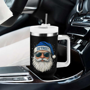 Vintage LF Football Christmas Tumbler With Handle Funny Retro Santa Sports Fan Xmas TS10 Print Your Wear