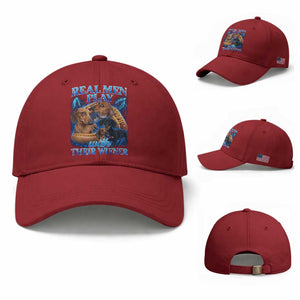 Funny Dachshund Dog Dad Baseball Cap Real Men Play With Their Wiener Funny Offensive