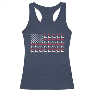 American Flag Vintage Patriotic Dachshund Dad Racerback Tank Top Weiner Dog Fathers Day Gifts For Dog Lovers Dad TS10 Navy Print Your Wear