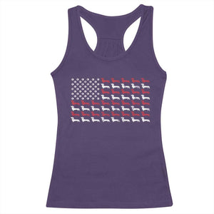 American Flag Vintage Patriotic Dachshund Dad Racerback Tank Top Weiner Dog Fathers Day Gifts For Dog Lovers Dad TS10 Purple Print Your Wear