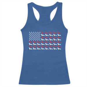 American Flag Vintage Patriotic Dachshund Dad Racerback Tank Top Weiner Dog Fathers Day Gifts For Dog Lovers Dad TS10 Royal Blue Print Your Wear