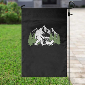 Bigfoot Walking Dachshund Garden Flag Funny Wiener Dog Gift Sasquatch TS10 Print Your Wear