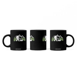 Bigfoot Walking Dachshund Coffee Mug Funny Wiener Dog Gift Sasquatch TS10 Print Your Wear