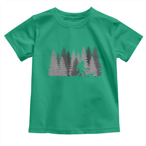 Bigfoot Walking Dachshund Toddler T Shirt Funny Wiener Dog Gift Forest Sasquatch Yeti TS10 Irish Green Print Your Wear