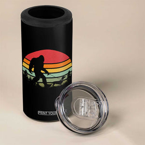 Retro Bigfoot Walking Dachshund 4 in 1 Can Cooler Tumbler Funny Doxie Wiener Dog Walker Vintage 70s 80s TS10 Print Your Wear
