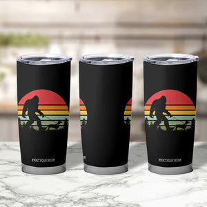 Retro Bigfoot Walking Dachshund Tumbler Cup Funny Doxie Wiener Dog Walker Vintage 70s 80s TS10 Print Your Wear