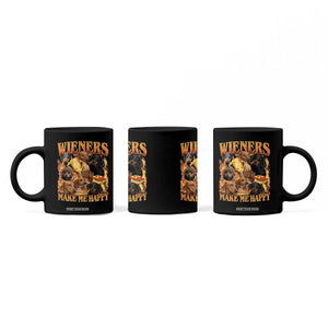 Funny Wiener Dog Coffee Mug Vintage Bootleg Gift For Dachshund Lover TS10 Print Your Wear