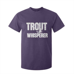 Trout Fishing T Shirt For Kid Funny Fishing Fisherman Trout Whisperer Gift TS10 Purple Print Your Wear