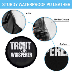 Trout Fishing Spare Tire Cover Funny Fishing Fisherman Trout Whisperer Gift TS10 Print Your Wear