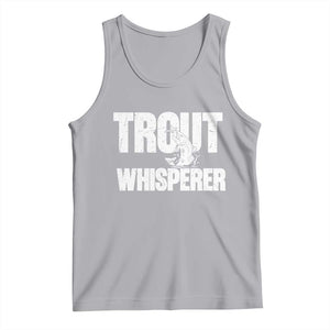 Trout Fishing Tank Top Funny Fishing Fisherman Trout Whisperer Gift TS10 Athletic Heather Print Your Wear