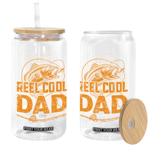Reel Cool Dad Glass Can Funny Fishing Fisherman Fathers Day TS10 Print Your Wear