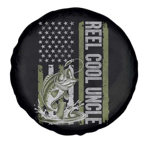 Uncle Fishing Spare Tire Cover Reel Cool Uncle Fisherman US Flag TS10 Print Your Wear