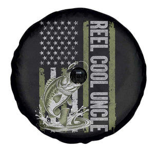 Uncle Fishing Spare Tire Cover Reel Cool Uncle Fisherman US Flag TS10 Print Your Wear