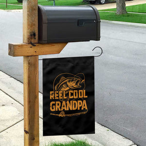 Reel Cool Grandpa Garden Flag Funny Fishing Fisherman Fathers Day TS10 Print Your Wear
