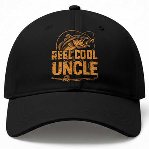 Reel Cool Uncle Baseball Cap Funny Fishing Fisherman Fathers Day TS10 Print Your Wear