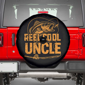 Reel Cool Uncle Spare Tire Cover Funny Fishing Fisherman Fathers Day TS10 Black Print Your Wear