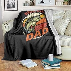 Reel Cool Dad Throw Blanket Funny Fathers Day Fishing Lover Fisherman TS10 Print Your Wear