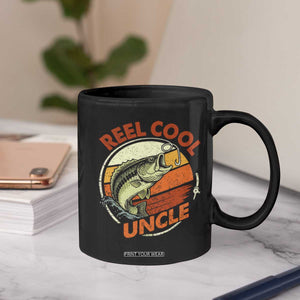 Uncle Fishing Coffee Mug Reel Cool Uncle Funny Fathers Day Fisherman TS10 Print Your Wear