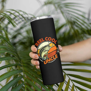 Uncle Fishing Skinny Tumbler Reel Cool Uncle Funny Fathers Day Fisherman TS10 Print Your Wear